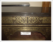 Pair of Brass Inlaid Pier Cabinets 
